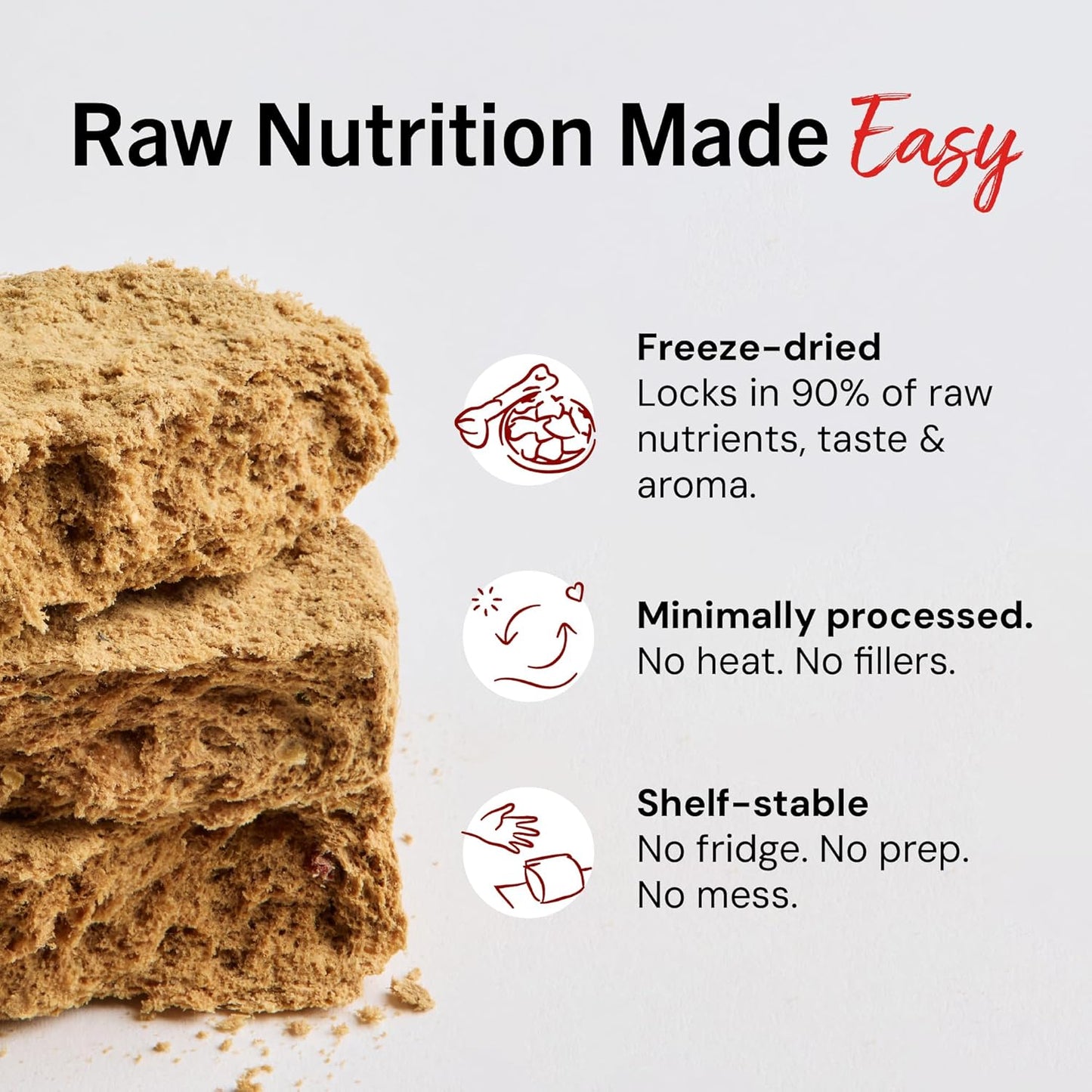 Stella & Chewy'S Freeze-Dried Raw Dinner Patties - Beef Recipe - High Protein Grain-Free Puppy & Dog Food - Perfect for Picky Eaters - 14 Oz