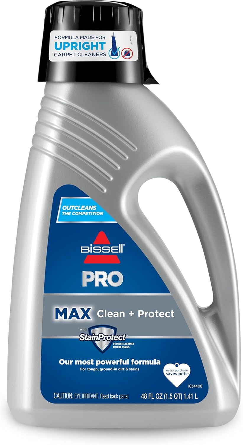 Bissell 78H63 Deep Clean Pro 4X Deep Cleaning Concentrated Carpet Shampoo, 48 Ounces - Silver