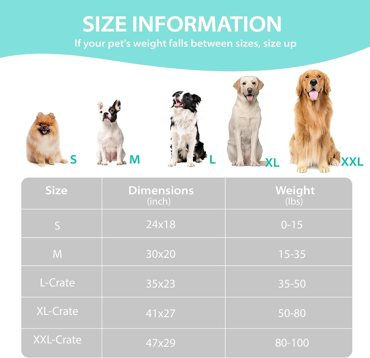 Dog Cooling Mat for Large Dogs, 35"X23" Memory Foam Pet Pad