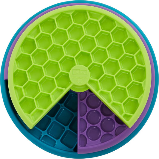 Outward Hound Nina Ottosson Lickin’ Layers 3-In-1 Dog Toy Treat Puzzle, 10"