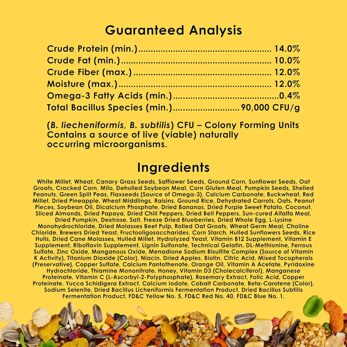 Kaytee Fiesta Conure Bird Food, Nutritious Fun Blend, 4.5 Pounds