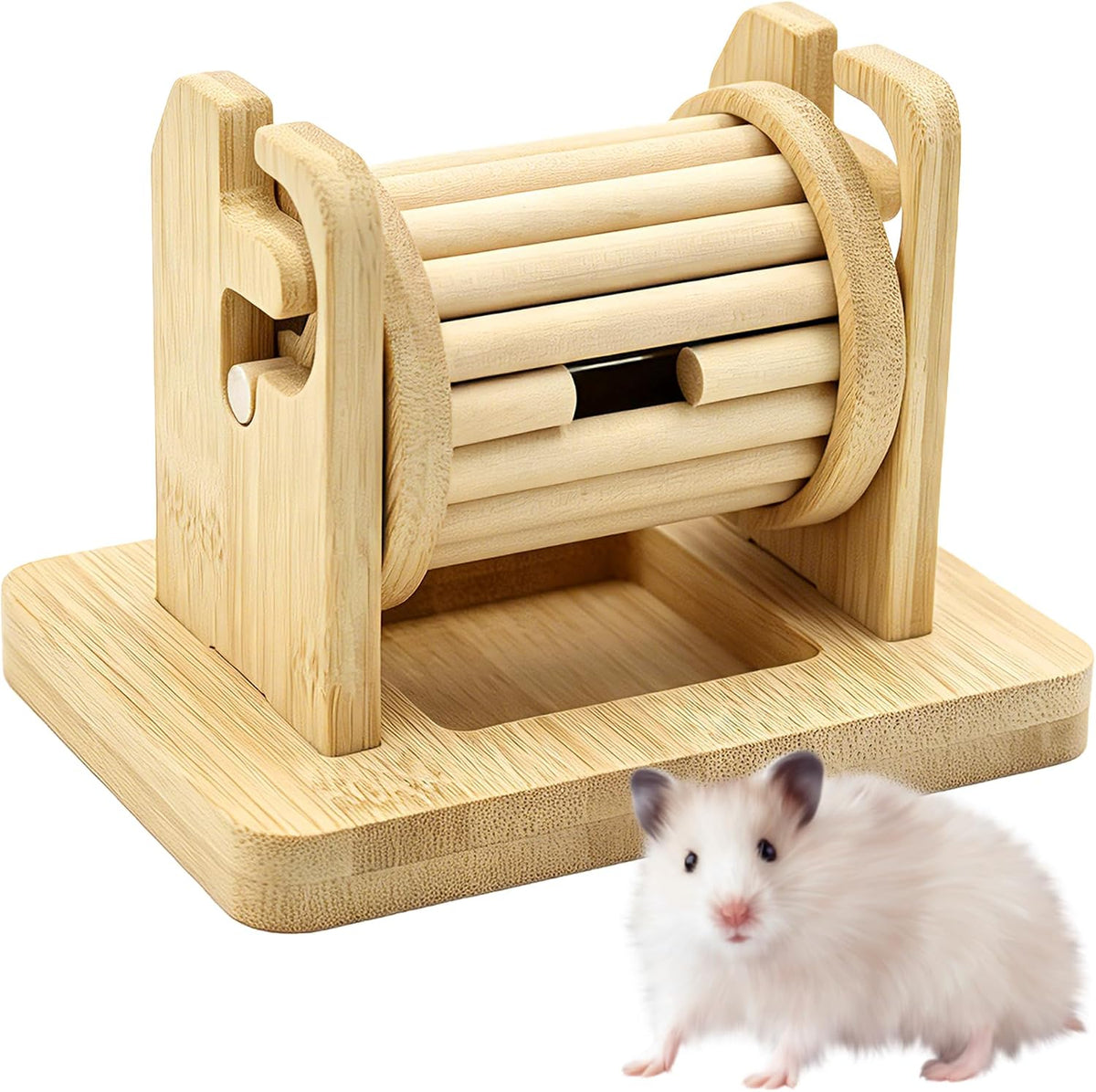 Hamster Enrichment Toy for Rat Foraging, Interactive Puzzle Treat Dispenser