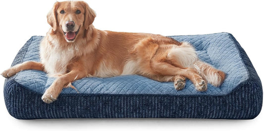 JOEJOY XL Orthopedic Dog Bed for Large Dogs, Extra Thick Foam Pet Bed Sofa