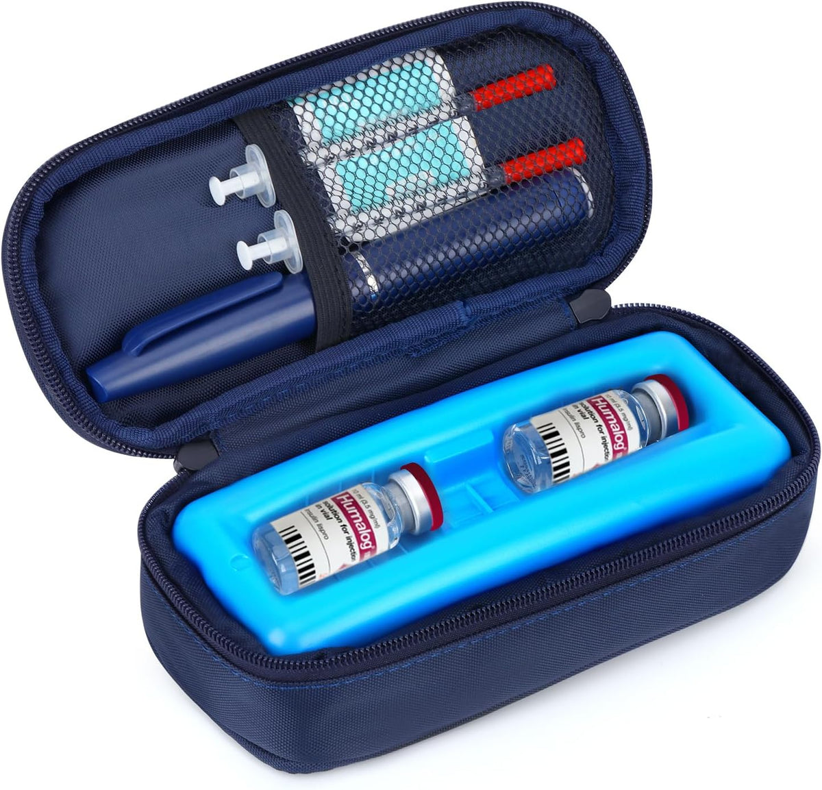 YOUSHARES Insulin Vials Cooler Travel Case - TSA Approved Peptide Case