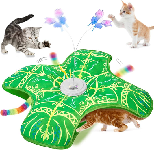 Interactive Cat Toys for Indoor Cats,Automatic Kitten Tunnel Toys