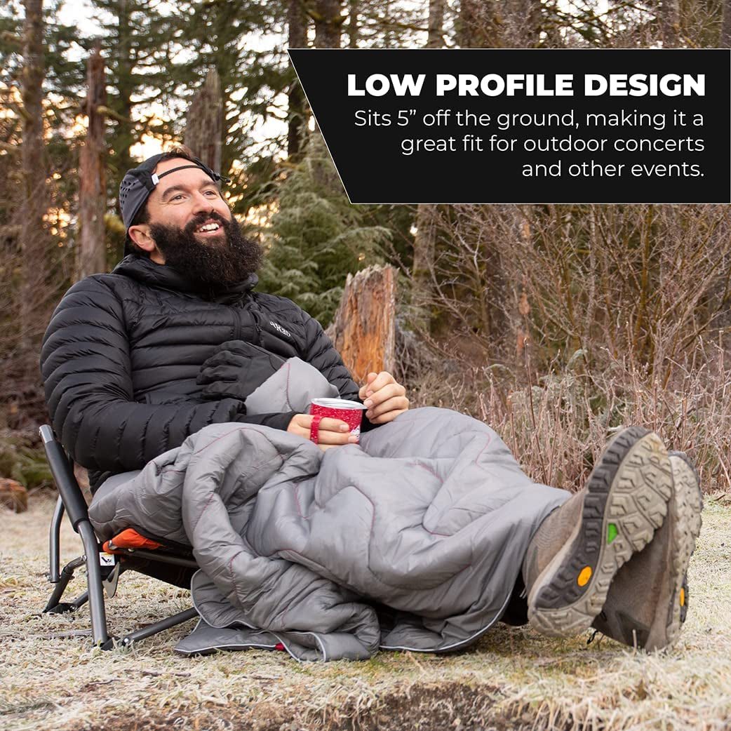 Cascade Mountain Tech Folding Camp Chair for Camping, Beach, Picnic, Barbqeues, Sporting Events with Carry Bag