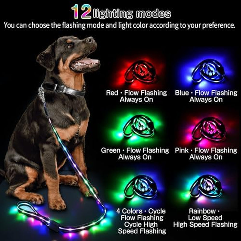 Dog Cooling Mat + 4 Ft Led Dog Leash