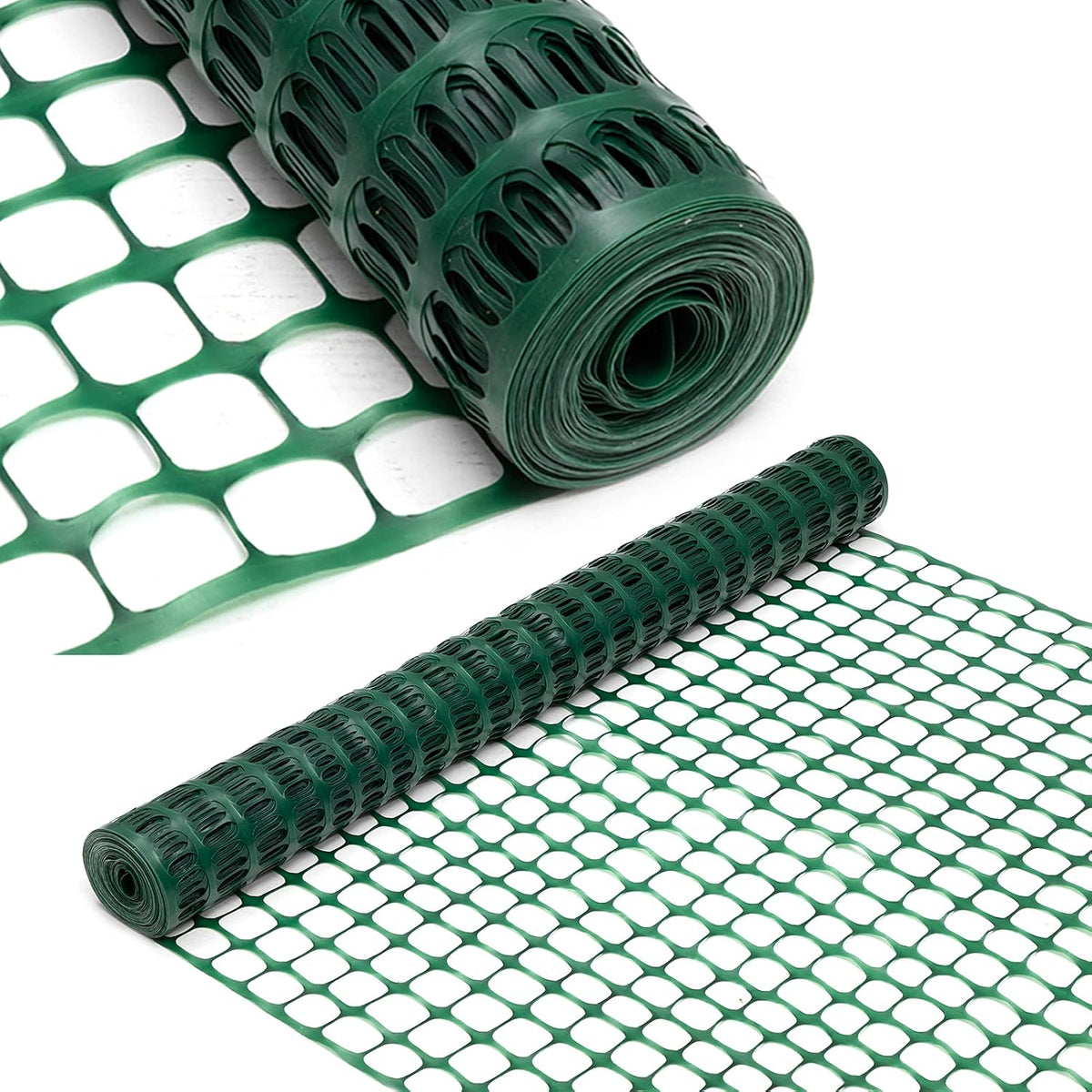 DOEWORKS Plastic Safety Fence, 4 Ft X 100 Ft Barrier Netting, Green