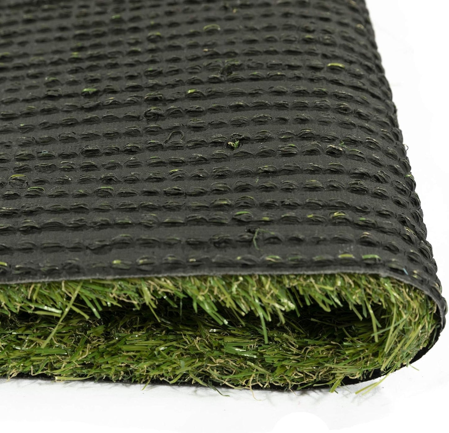 Ottomanson Artificial Grass Puppy Potty Training Pad with Tray, 15" X 30" Reusable Pee Pad for Small Pets and Dogs