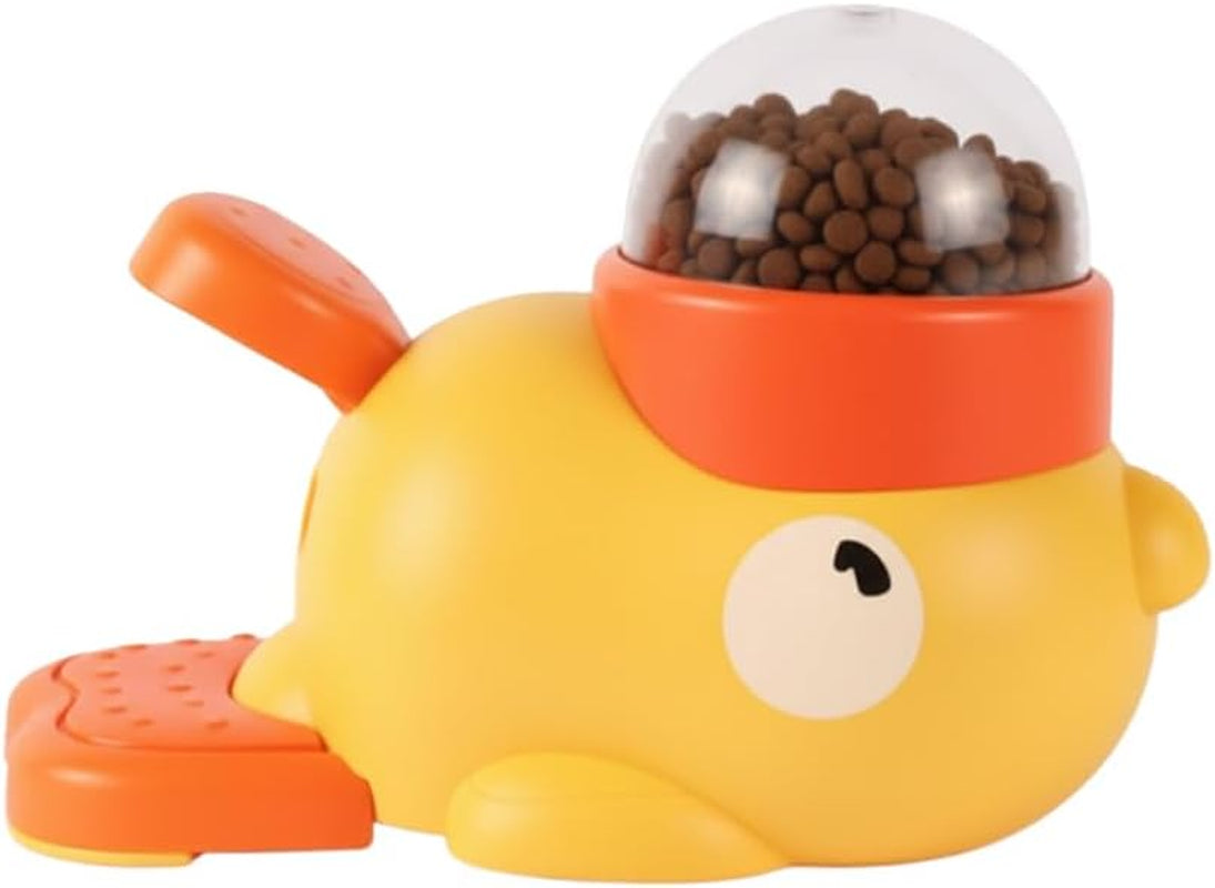 Interactive Duck Toy – Treat Dispenser for Pets | Slow Feeder Puzzle Toy for Mental Stimulation & IQ Training | Interactive Cat Toy & Dog Enrichment Toy | Durable & Easy to Clean