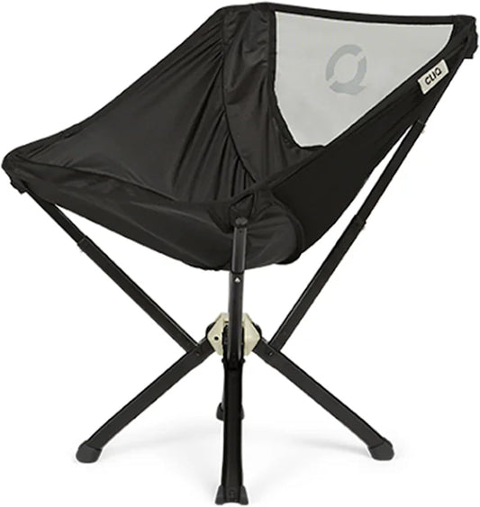 CLIQ Classiq Camping Chair, Lightweight Portable Folding Chair, Black