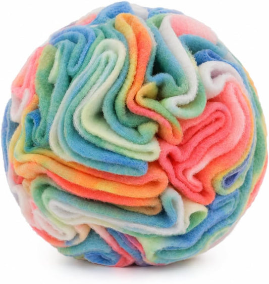 Ablechien Snuffle Ball for Dogs, Puppy Treat Toy, Interactive Foraging Puzzle Ball Toy, Enrichment Toys for Large Dogs, Sniffle Interactive Treat Balls