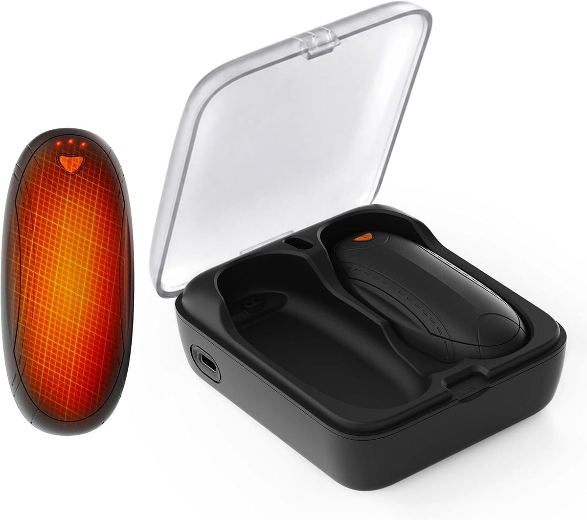 Hand Warmers,Rechargeable,2 Pack,Electric with Charging Case