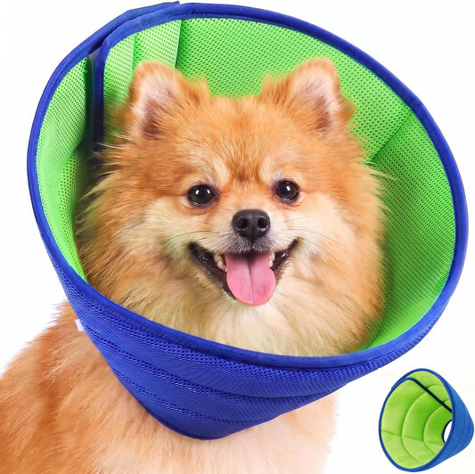 Upgrade Soft Dog Cone Collar Alternative,Adjustable Elizabethan Collar for S/M/L/XL Dogs,Comfy Recovery Cone to Stop Licking after Surgery,Comfortable Dog Donut Collar for Neuter Recovery