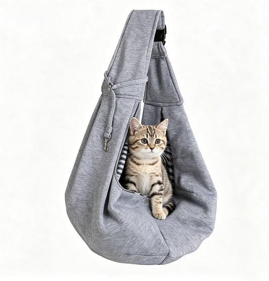 Adjustable Puppy Carrier Sling, Pet Sling Carrier for Small Dogs & Cats