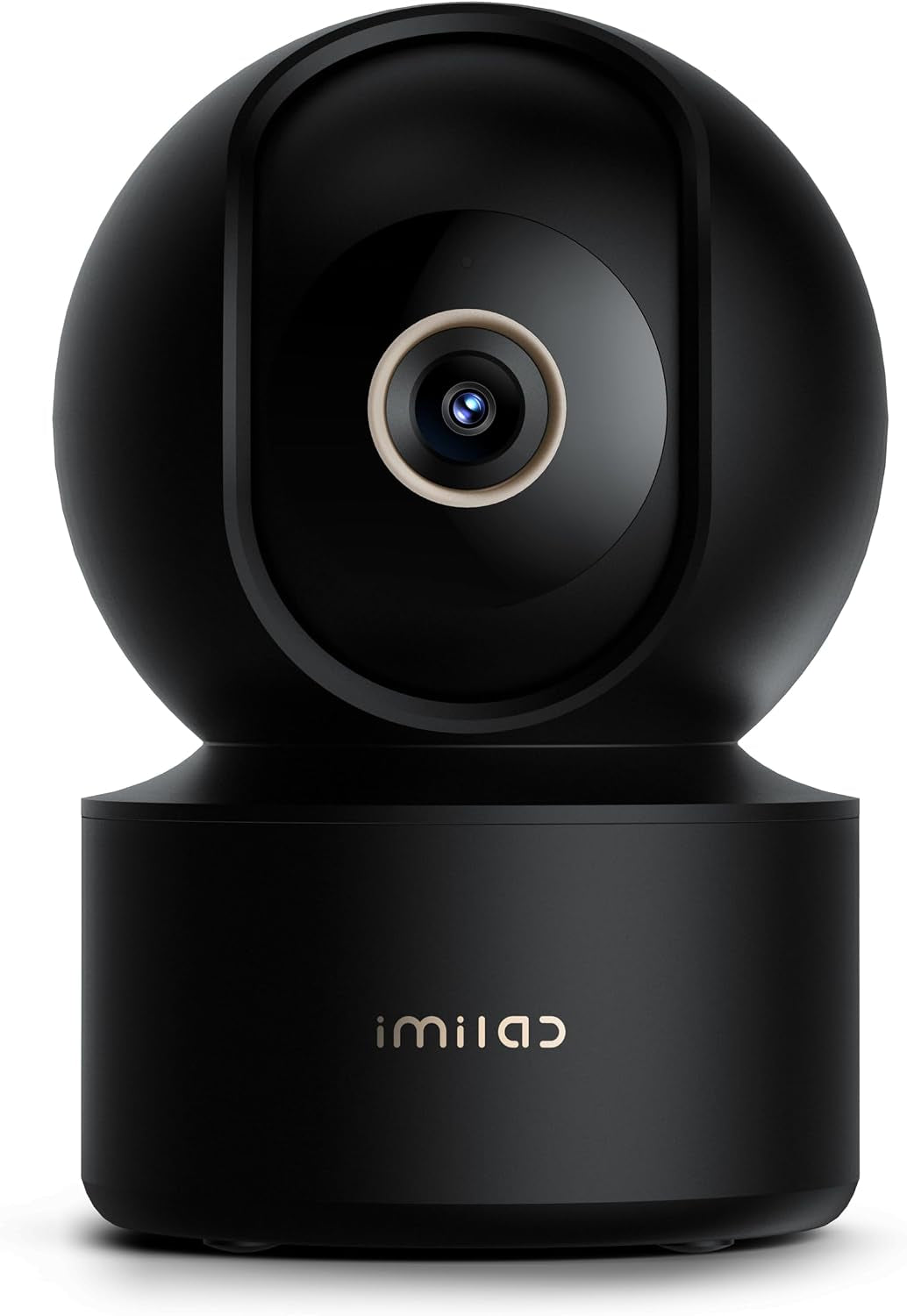 IMILAB 3K Indoor Camera, Room Camera for Bedroom, Dog/Pet/Baby/Nanny Cam with Xiaomi Home App, 360° Pan & Tilt Home Security Cam, Night Vision, Two Way Audio, 2.4Ghz Wifi (C22 Black)