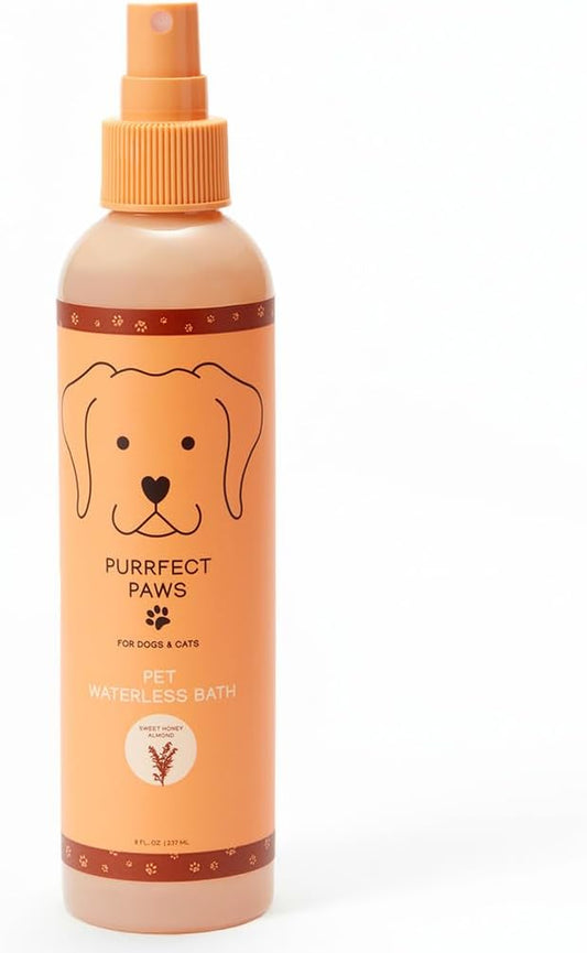Purrfect Paws Waterless Shampoo for Dogs & Cats for Sensitive, Itchy Skin
