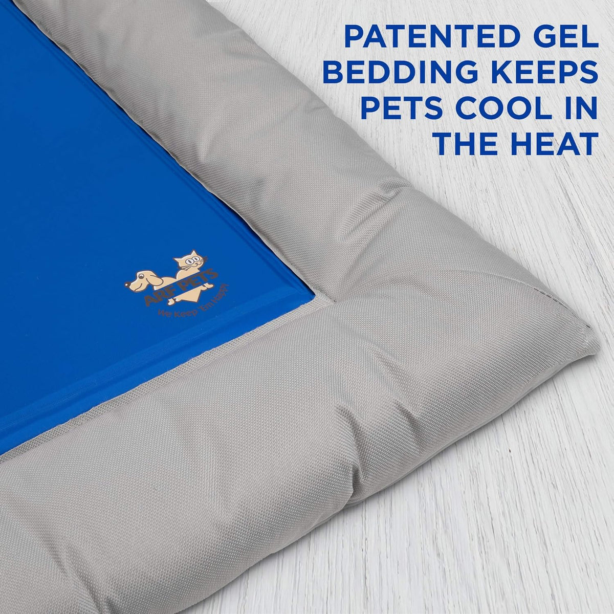 Arf Pets Dog Self Cooling Bed – Solid Gel Based Self Cooling Mat for Pets