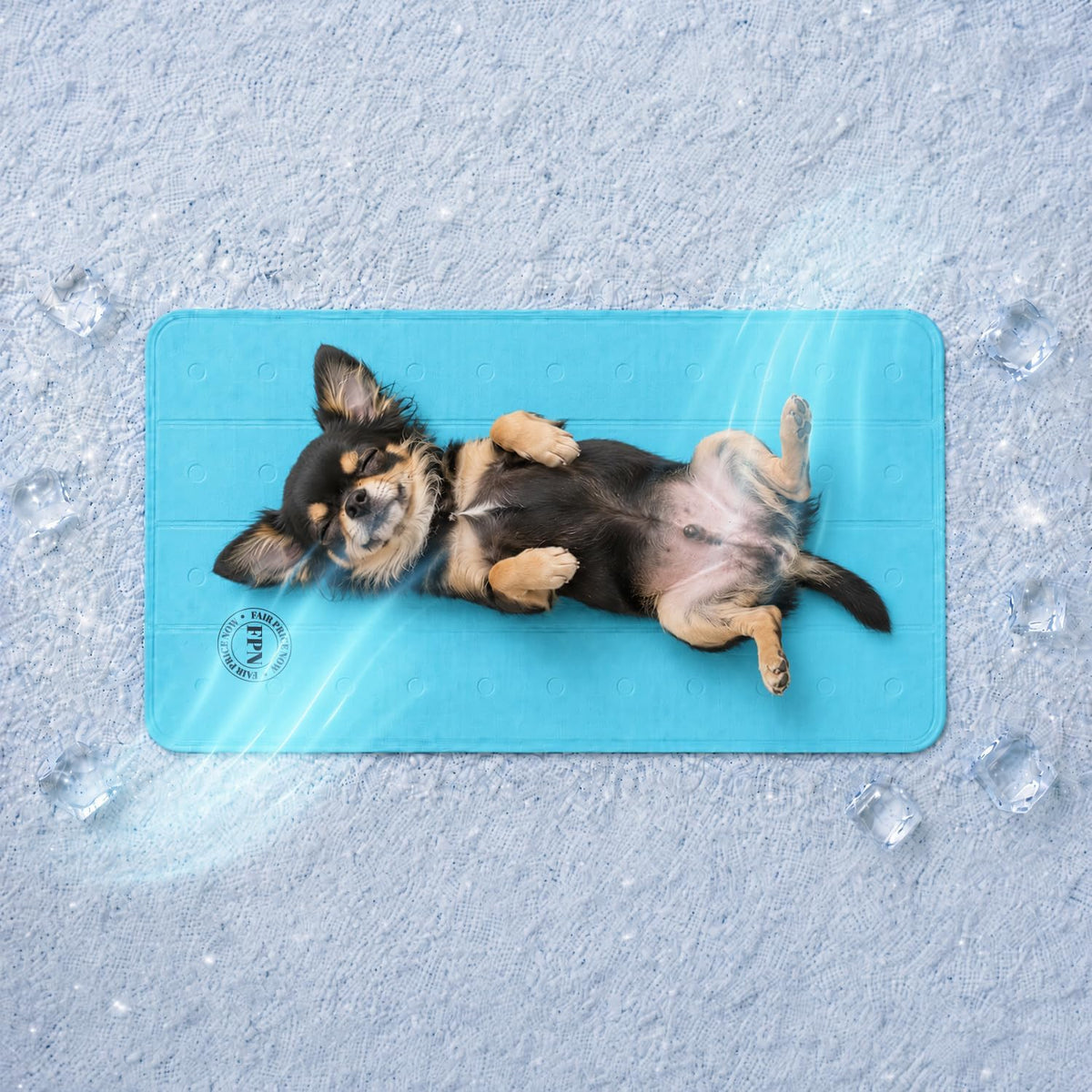 Pet Cooling Mat for Dogs and Cats 1Pcs, Pressure Activated Self Cooling Pad 19" X 11.5"