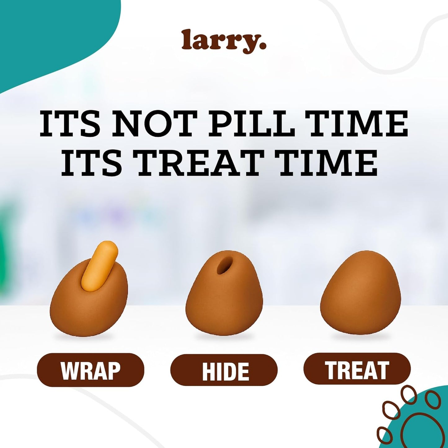 Peanut Butter Pill Wrap for Dogs - Pet Pill Paste - Hide Dog Medication Pockets - Dog Treats for Medicine Hide Pill - 102 Servings - 8 Oz - Made in USA