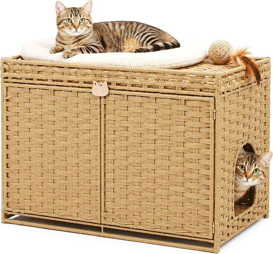 Cat Litter Box Enclosure, Extra Large Hidden
