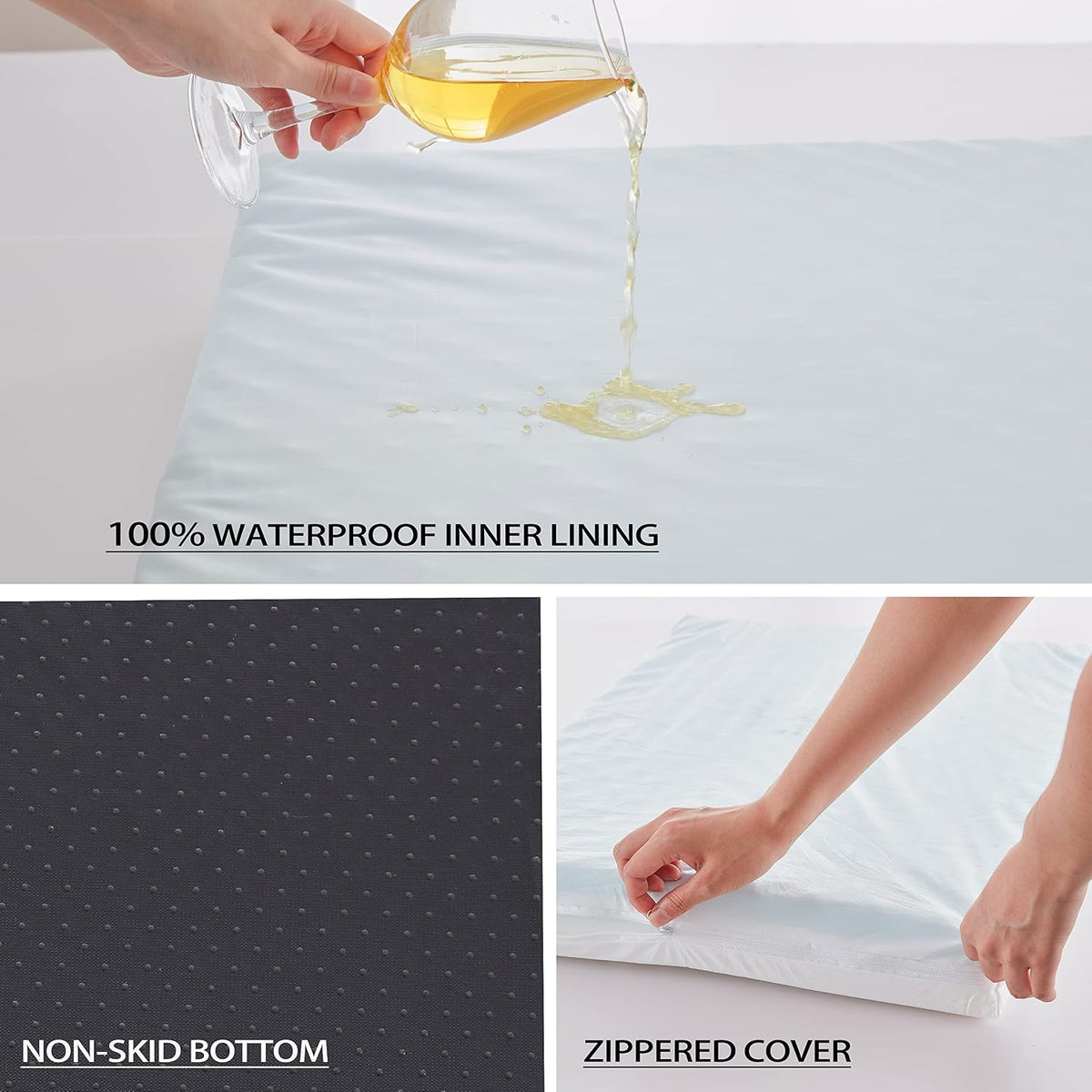 Orthopedic Extra Large Dog Bed for Large Dogs, 41 Inches XL Washable with Waterproof Liner and Cooling Gel Memory Foam, Fits up to 90 Lbs Pets