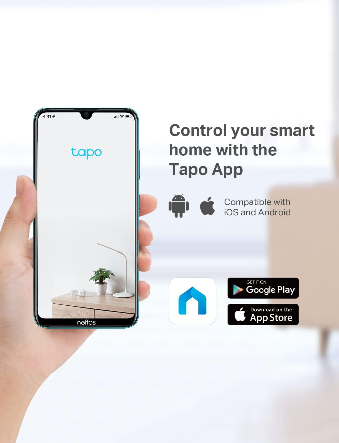 Tp-Link Tapo 1080P Indoor Security Camera for Baby Monitor, Dog Camera W/Motion Detection, 2-Way Audio Siren, Night Vision, Cloud & SD Card Storage, Works W/Alexa & Google Home (Tapo C100)