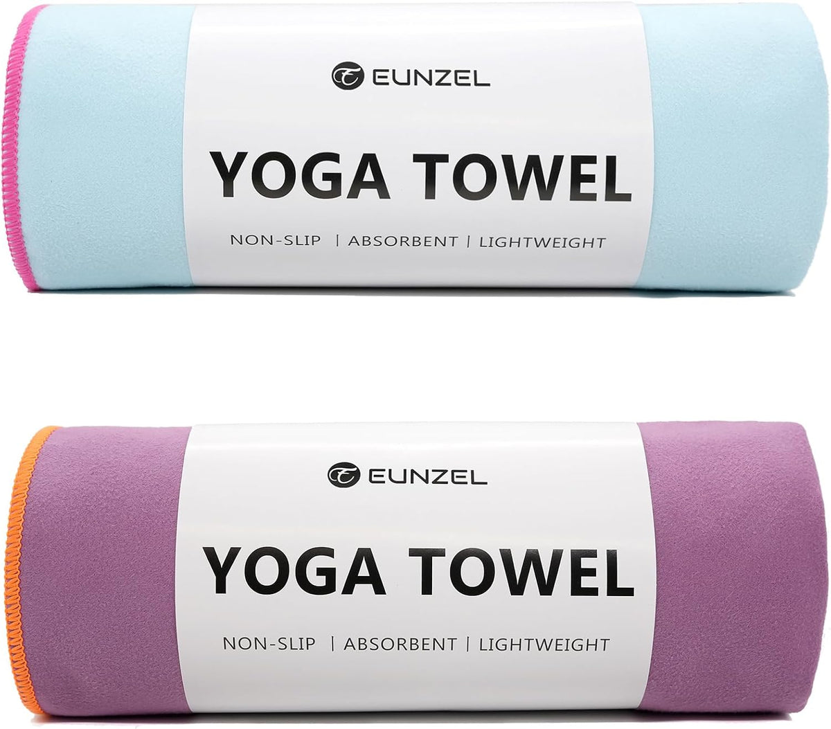 Eunzel Hot Yoga Mat Towel, Ultra-Absorbent Microfiber 72" X 26.5"