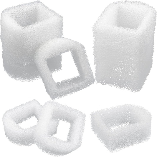 30 Pieces Pet Fountain Filter Foam Replacement Filters Foam Sponge Pre-Filters Drinking Water Fountain Filter Compatible with Drinkwell Ceramic and 360 Stainless Steel Pet Dog Cat Fountains