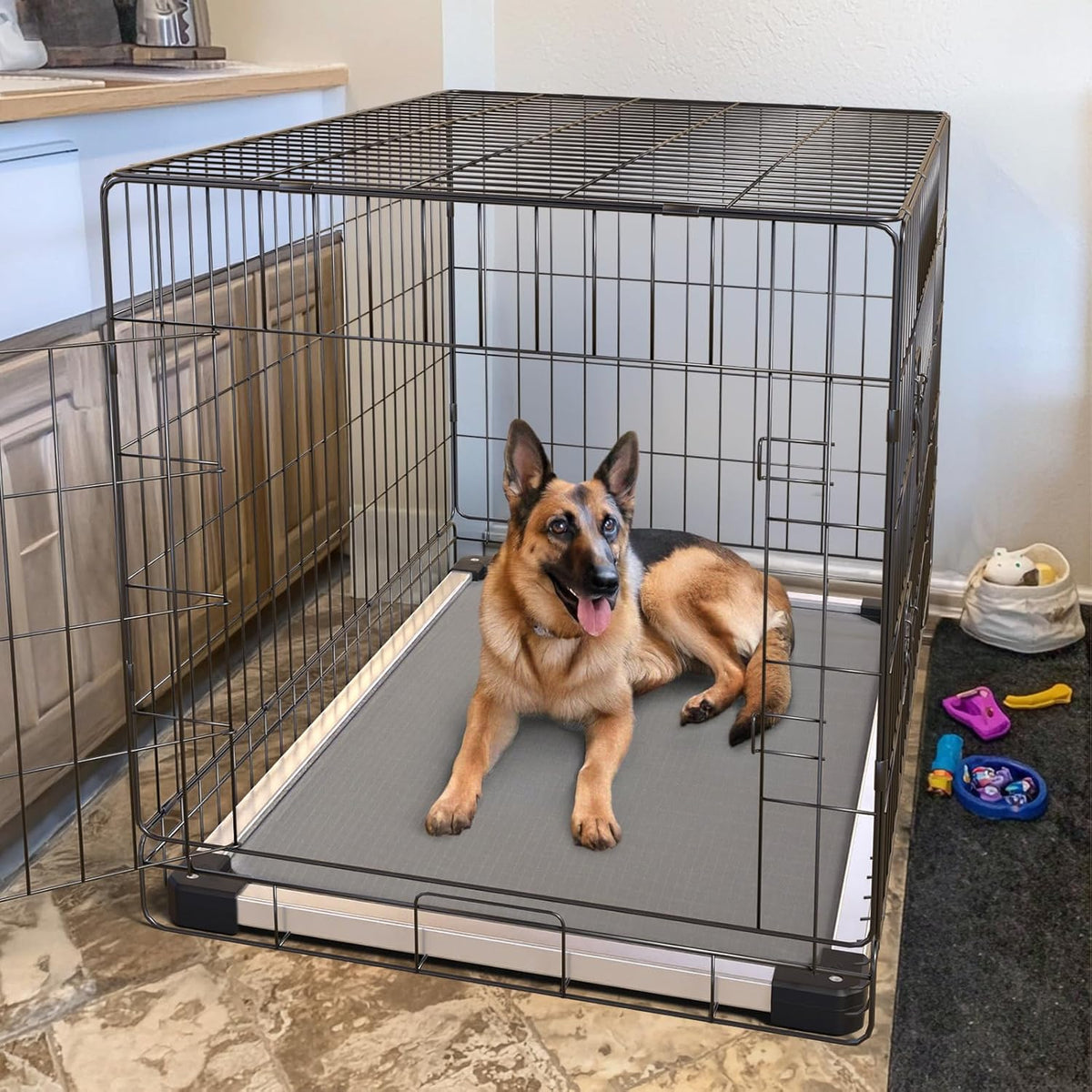 FXW Titannest Padded Chew-Proof Elevated Dog Bed for Large Dogs