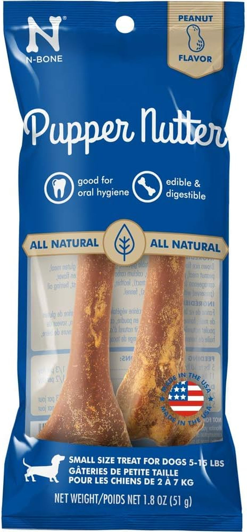 N-Bone Pupper Nutter Peanut Butter for Pets, Small