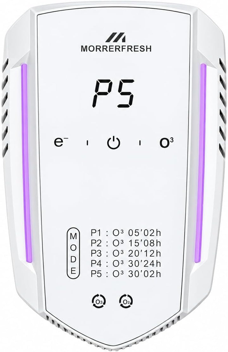 Ozone Air Purifier & Pet Odor Eliminator for Home Bathroom