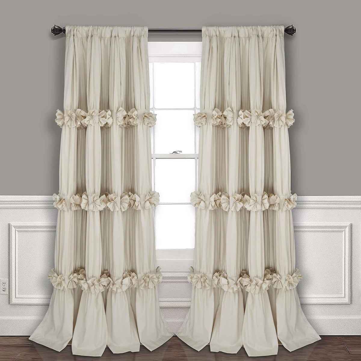 Homechoice Decor Thermal Insulated Window Curtains, 54" W X 84" L (Pair)