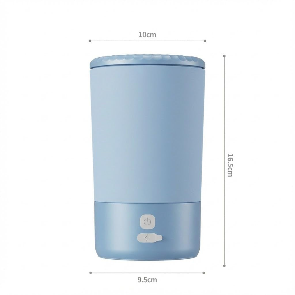 Professional Pet Paw Cleaner Cup & Electric Dog Paw Washer Waterproof – Mud-Buster Style Cleaner for Small, Medium & Large Dogs & Cats – Automatic & Manual Dog Foot Cleaner Cup for Muddy Paws (Blue)