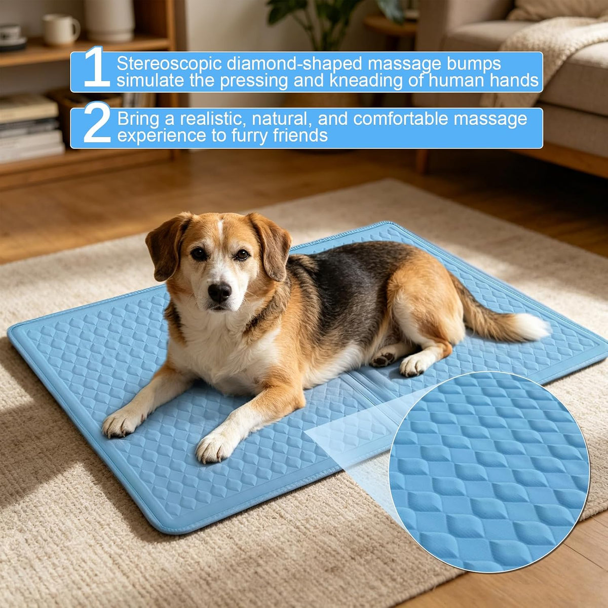 GOLOPET Cooling Mat for Dogs 34 X 23In