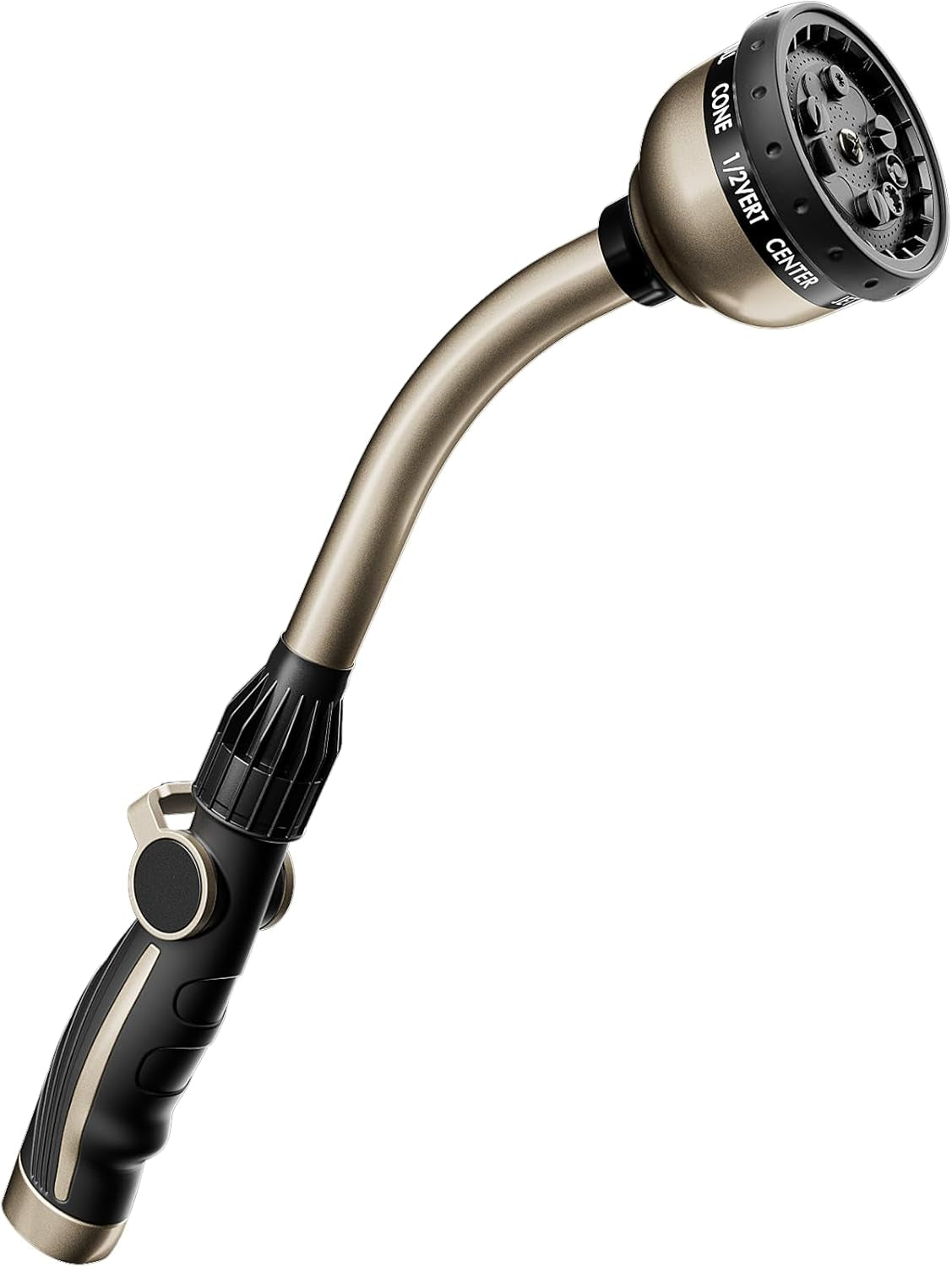RESTMO Watering Wand Heavy Duty, 15-Inch Long Hose Nozzle Sprayer
