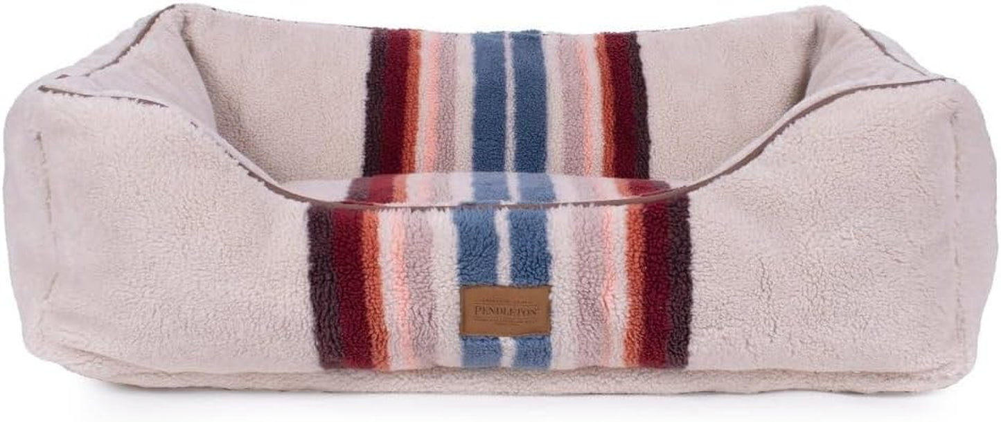Pendleton Harding Tonal Berber Kuddler Dog Bed in Gray, M