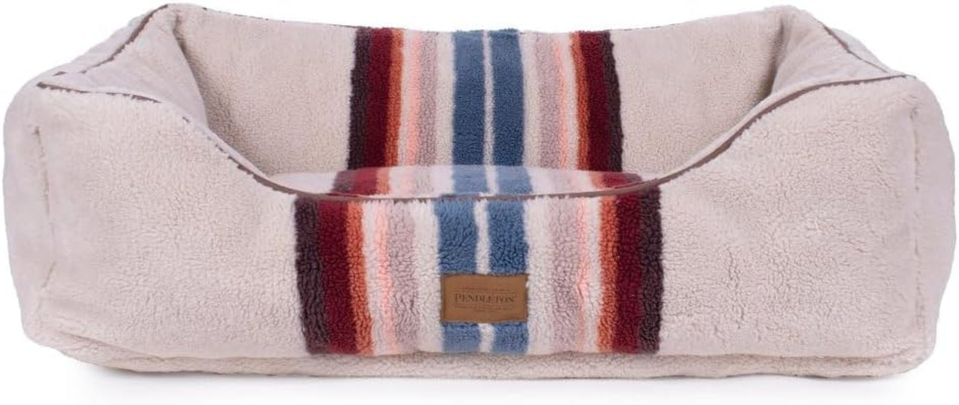 Pendleton Harding Tonal Berber Kuddler Dog Bed in Gray, M