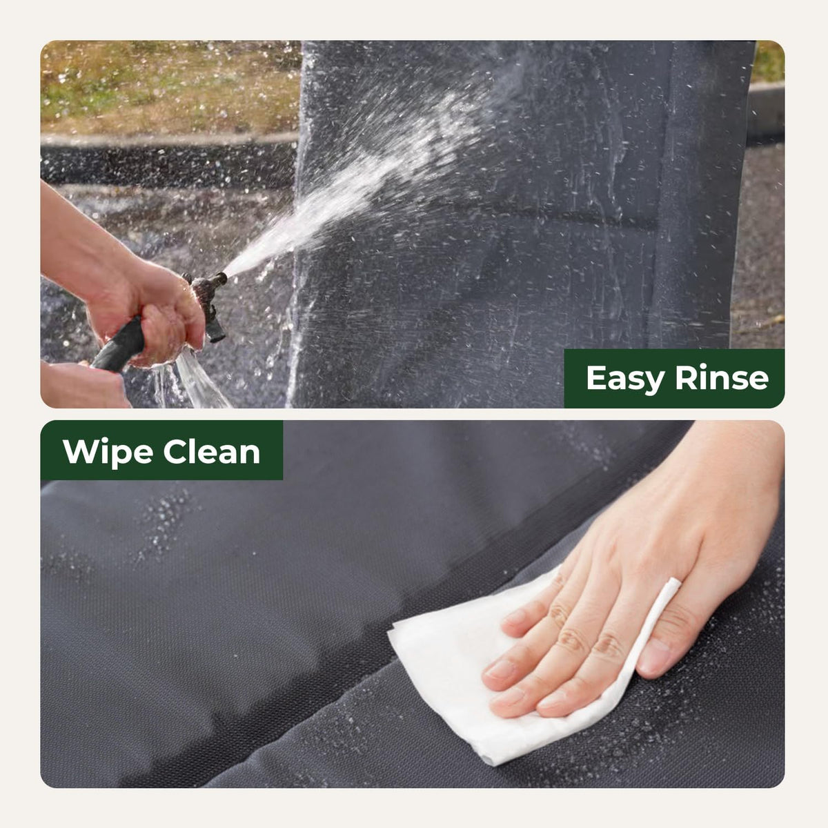 BALANCE Oxford Dog Bed for Small Dogs, Waterproof Dogs Crates Pad Outdoor Dog Crate Mat, Wipe Clean & Easy Rinse, 24 Inch