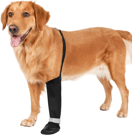 Dog Socks to Prevent Licking Paws, Leg Sleeve with Paw Protector