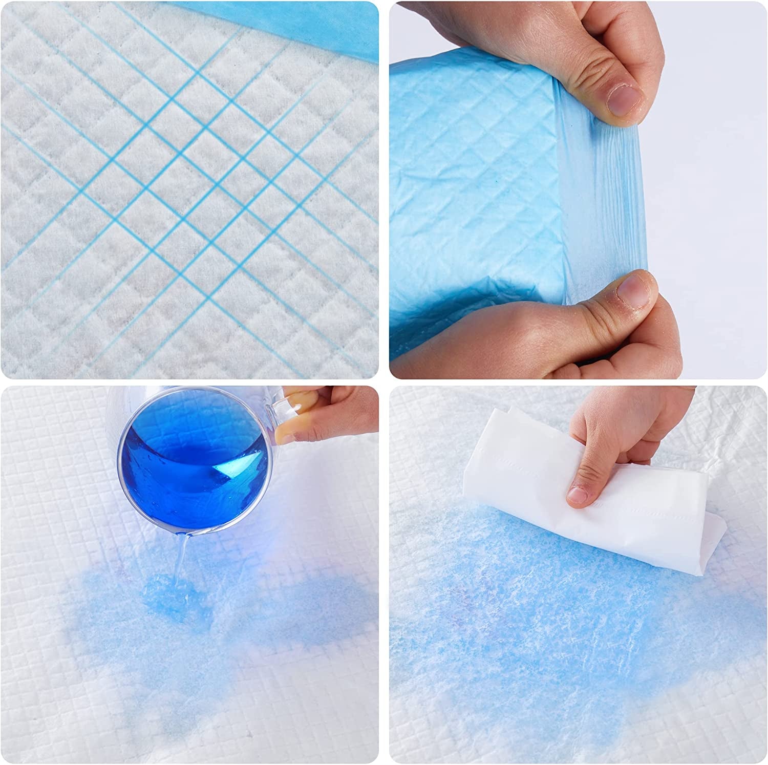 BESTLE Extra Large Pet Training and Puppy Pads Pee Pads for Dogs 28"X34" -40 Count Super Absorbent & Leak-Proof