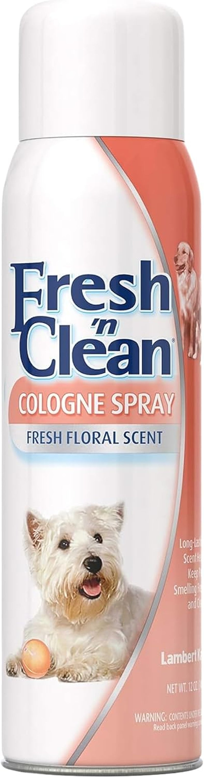 Pet-Ag Fresh ’N Clean Cologne Spray - Fresh Floral Scent - 12 Oz - Controls Odor & Keeps Dogs Smelling Fresh
