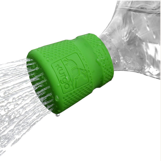 Kurgo Mud Dog Travel Shower | Turns Any Bottle into a Portable Shower, Food-Grade Silicone Sprayer, Dishwasher Safe, for Camping & Hikes, Fits 16 Oz - 2L