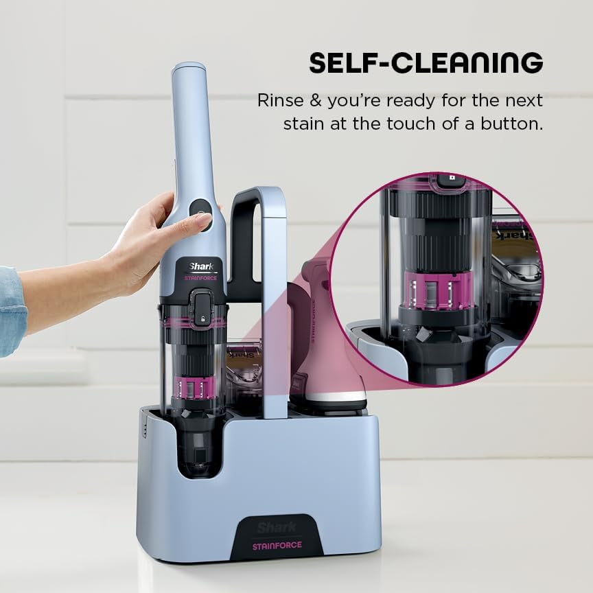Shark Stainforce Cordless Stain, Odor & Urine Remover, 2 Tools, HX102BRN