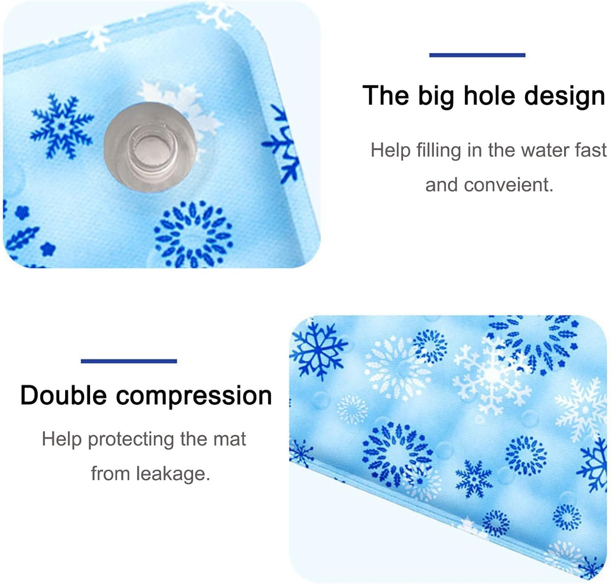 Upgraded Dog Cooling Mat 23.62” X 19.68” Pet Summer Self-Cooling Pad Easy Washable Comfortable Cooling Sleeping Bed for Dogs and Cats (L for Pets under 44Lb)