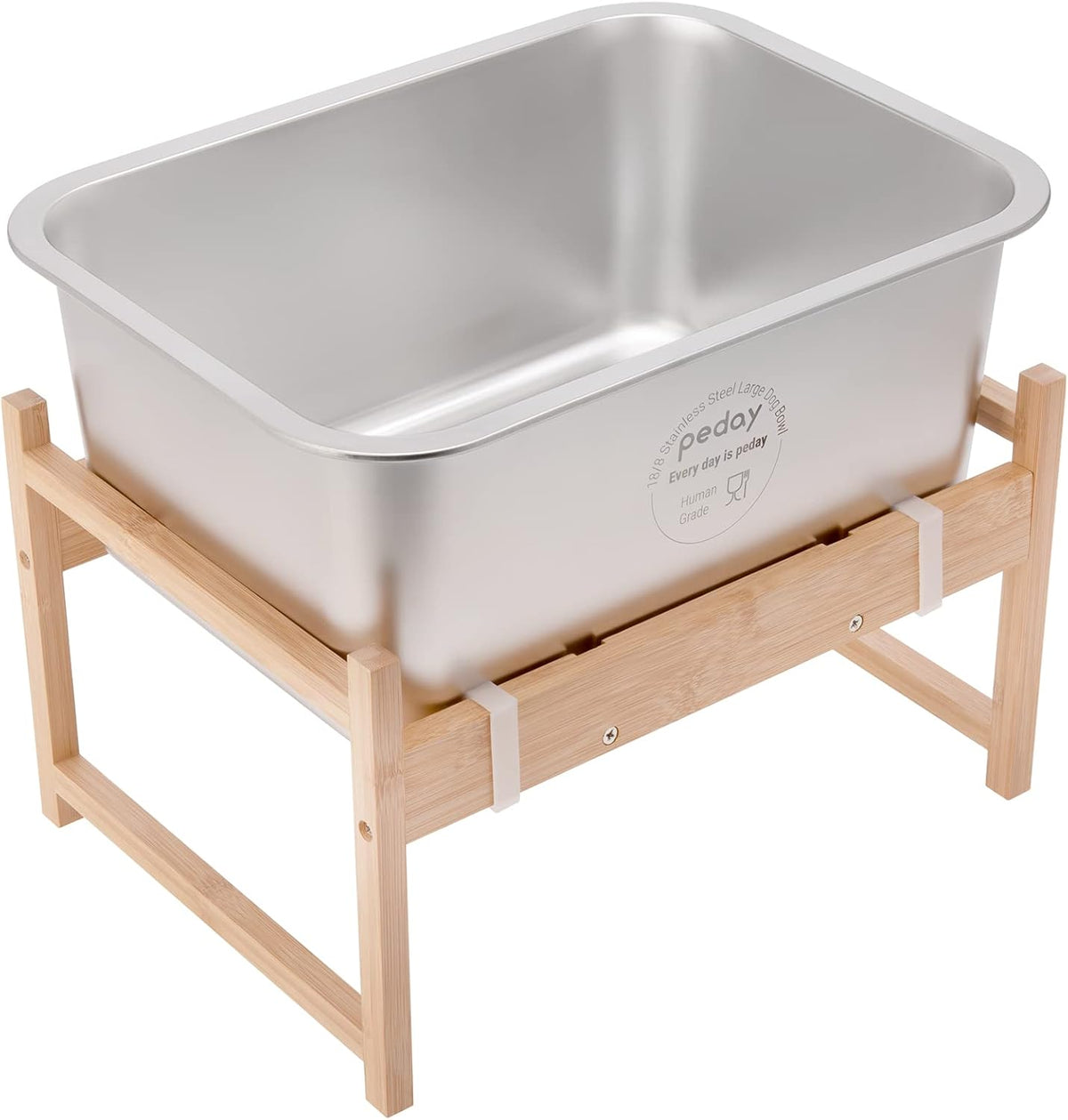 PEDAY 2.64 Gallon Raise Dog Water Bowl