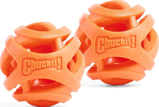 Chuckit! Air Fetch Ball, Small 2In, for Dogs 0-20Lbs, 2 Pack