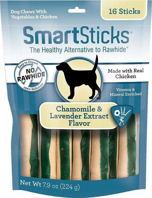 Smartsticks Chamomile and Lavender Flavor. 16Sticks (Packaging May Vary)