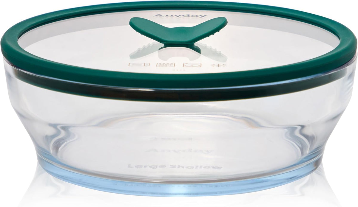 Anyday 7-Cup Glass Microwave Steamer (Clear Kale)
