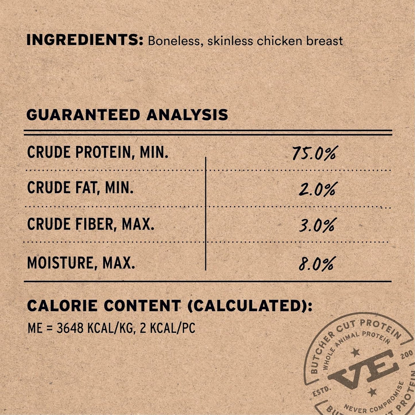 Vital Essentials Freeze Dried Cat Treats | Chicken Breast, Single Ingredient | Premium Quality | Grain Free, Healthy Treats for Cats, 1 Oz Bag